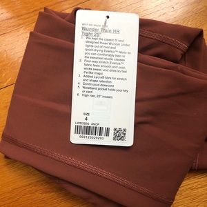 Lululemon Ancient Copper Wunder Train “25 sz4 RARE